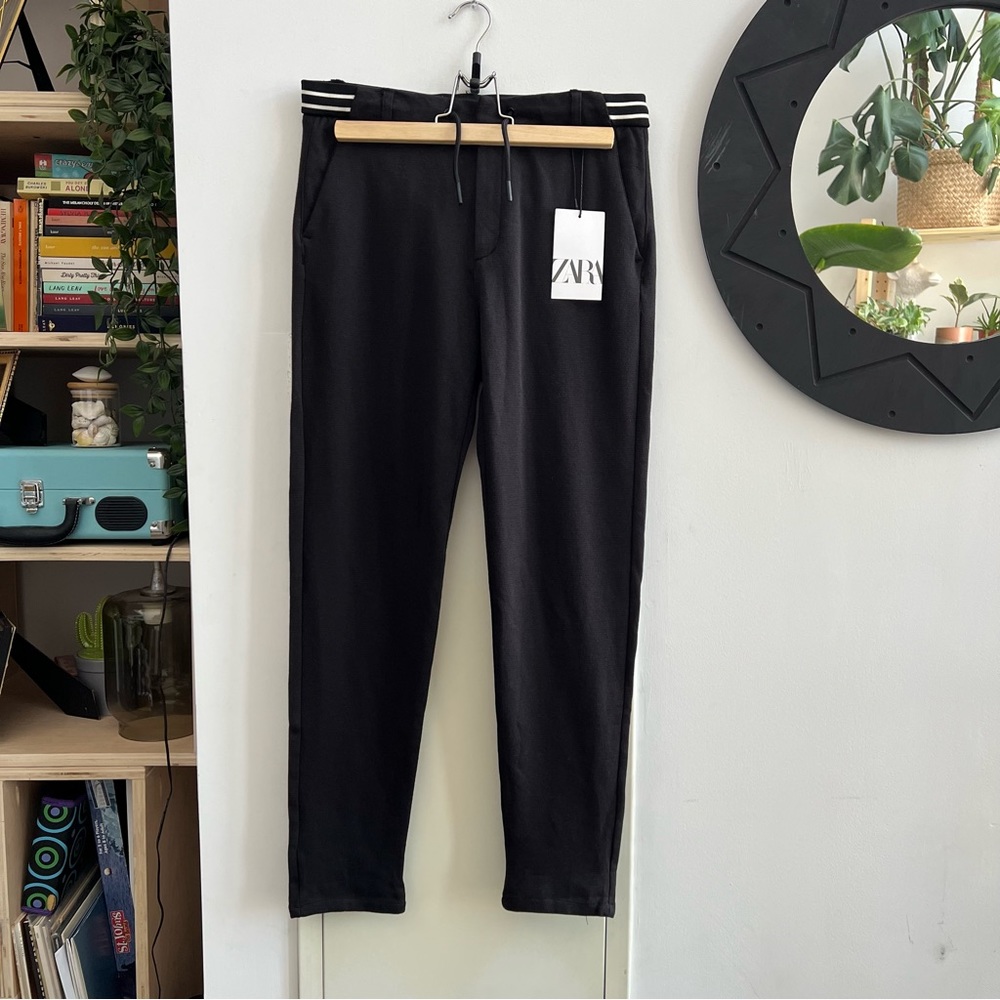 NWT  ZARA BLACK TROUSERS. BOYS  SIZE 13-14